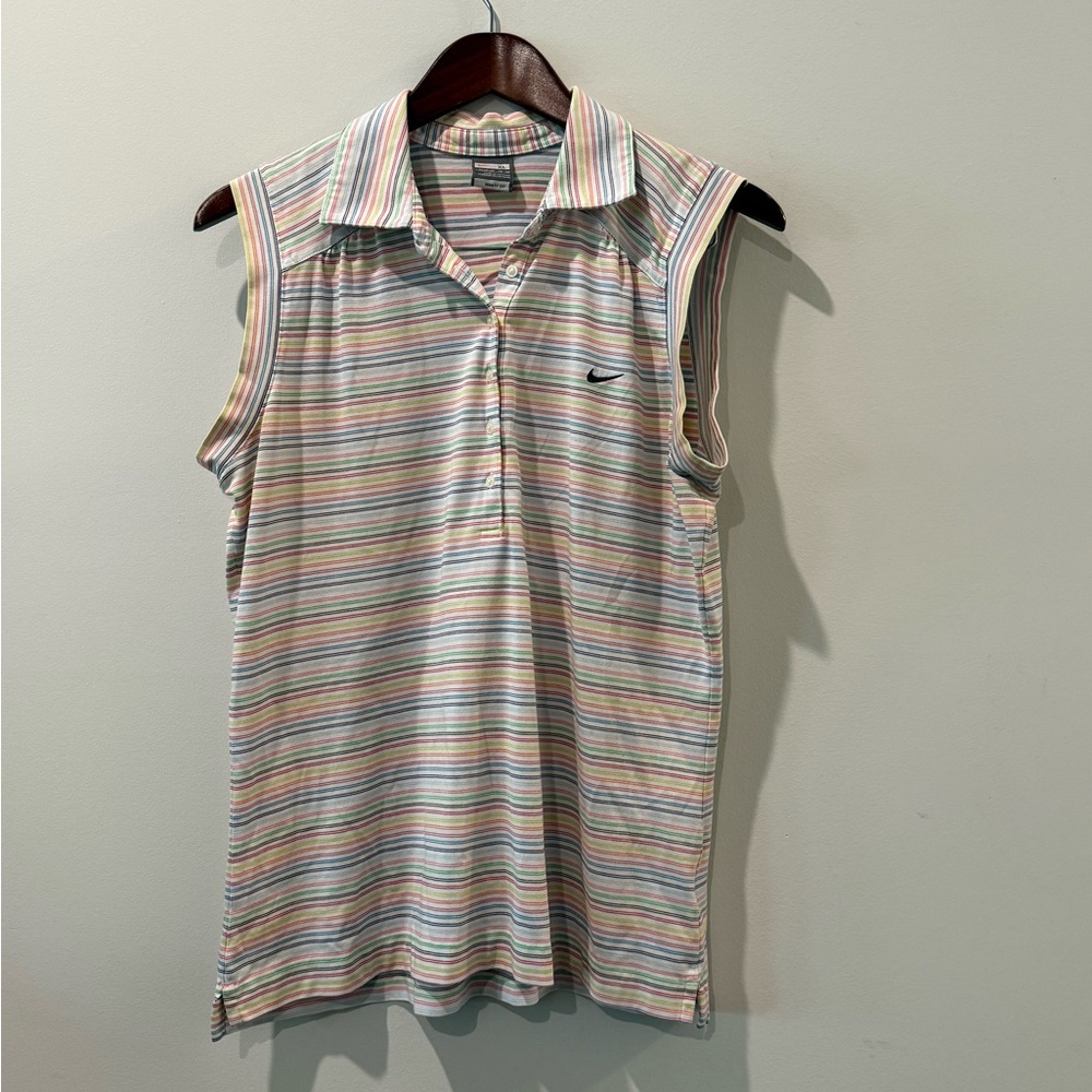 Nike Women's Multicolor Striped golf Tee